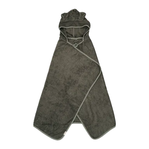 Hooded Junior Towel - Bear - Olive橄欖綠熊(primary)