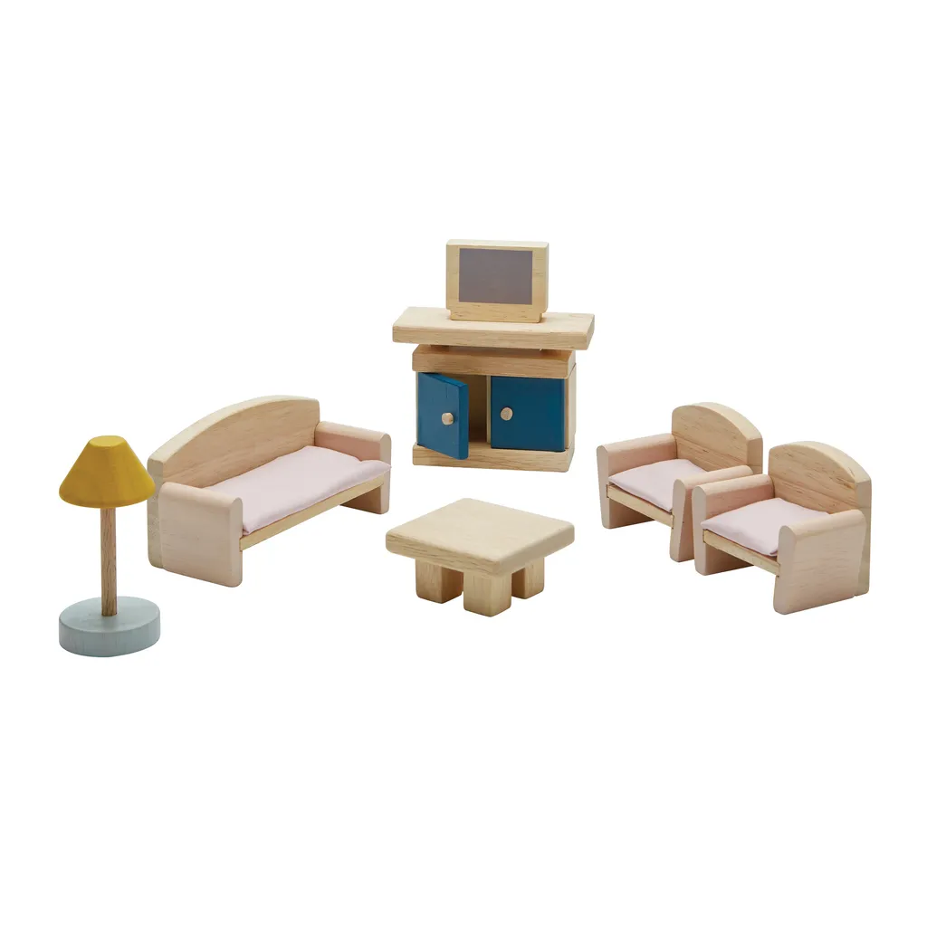 典藏娃娃屋-客廳(清新藍)-白底商品圖 (2)