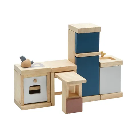 典藏娃娃屋-廚房(清新藍)-白底商品圖 (1)