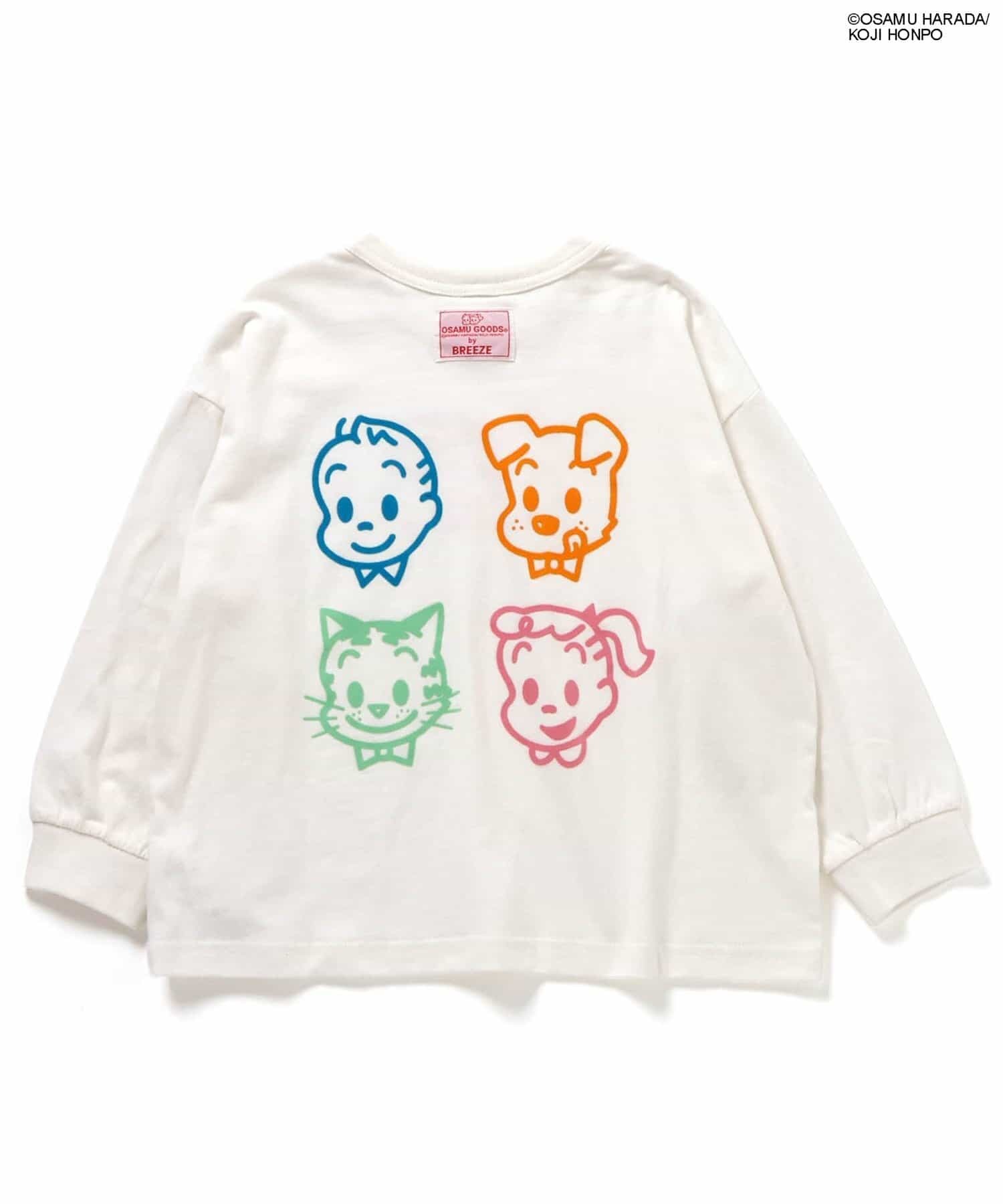 2026🇯🇵BREEZE × OSAMU GOODS|長袖T恤|原田治大圖|美式復古|80-140|單穿就有型 - 商品描述圖 9