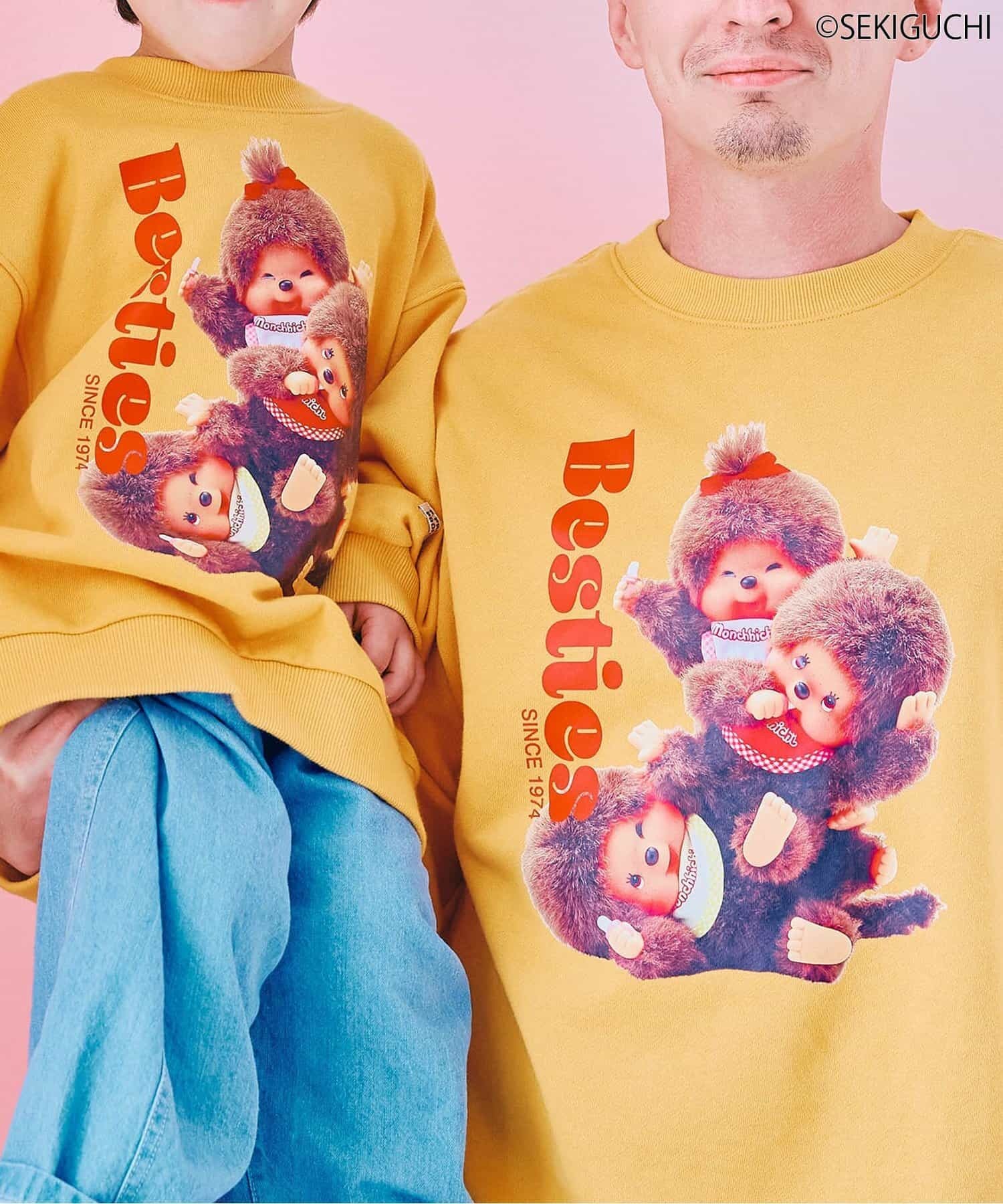 2026🇯🇵p.premier|Monchhichi衛衣|復古萌趣印花|寬版落肩剪裁|80-140|親子穿搭超吸睛 - 商品描述圖 10