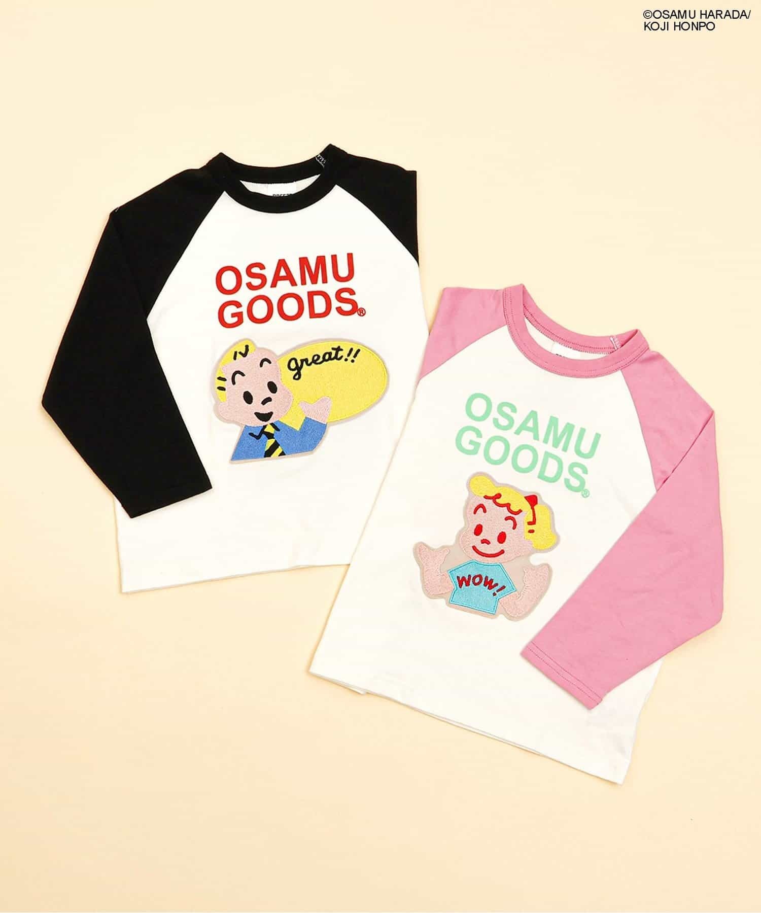 2026🇯🇵BREEZE×OSAMU GOODS|長袖T恤|原田治刺繡布章|美式插畫|80-140|復古可愛有辨識度 - 商品描述圖 1