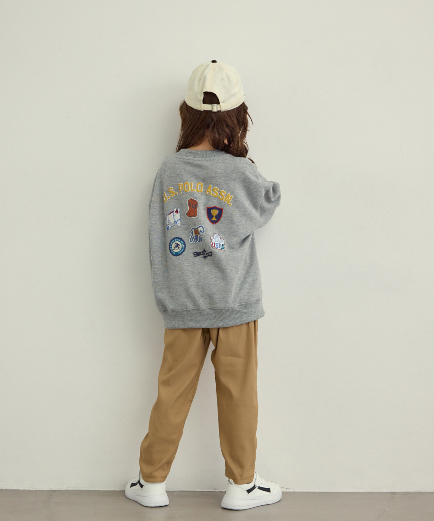 2026🇯🇵Ada × U.S. POLO ASSN｜美式衛衣｜立體發泡｜西部牛仔徽章｜110-150｜機洗不易掉字 - 商品描述圖 8