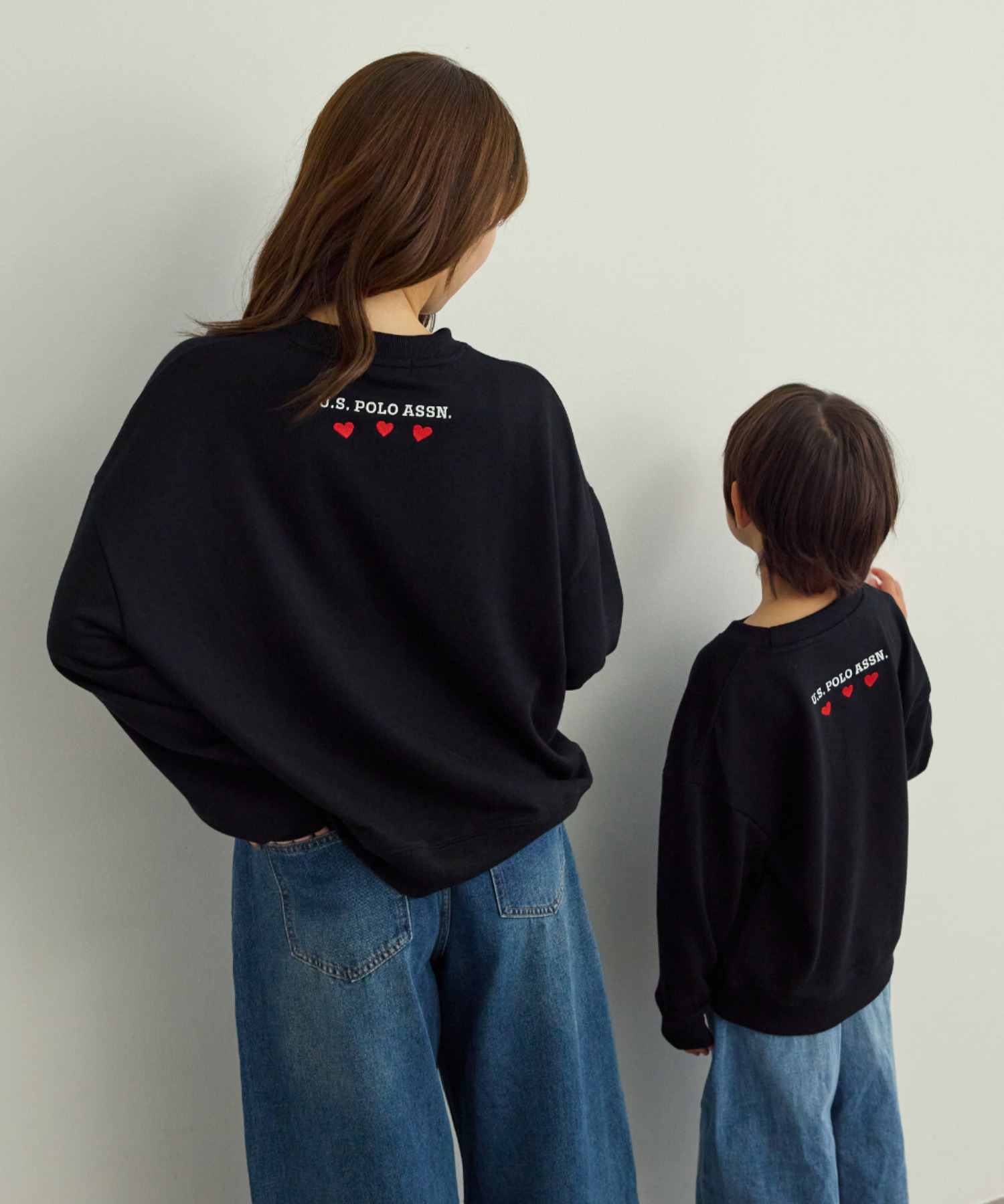2026🇯🇵Ada × U.S. POLO ASSN|刺繡衛衣|三連心刺繡|親子同款系列|110-150|拍照超吸睛 - 商品描述圖 6