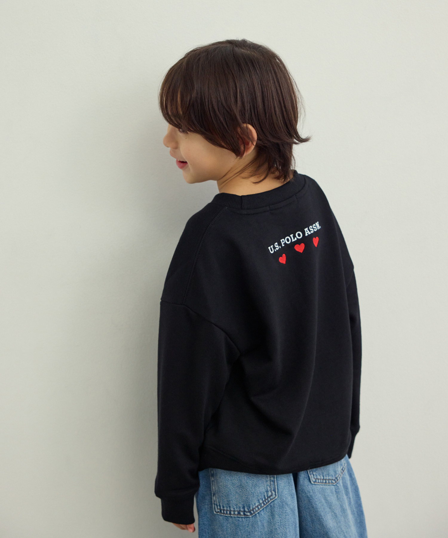 2026🇯🇵Ada × U.S. POLO ASSN|刺繡衛衣|三連心刺繡|親子同款系列|110-150|拍照超吸睛 - 商品描述圖 7