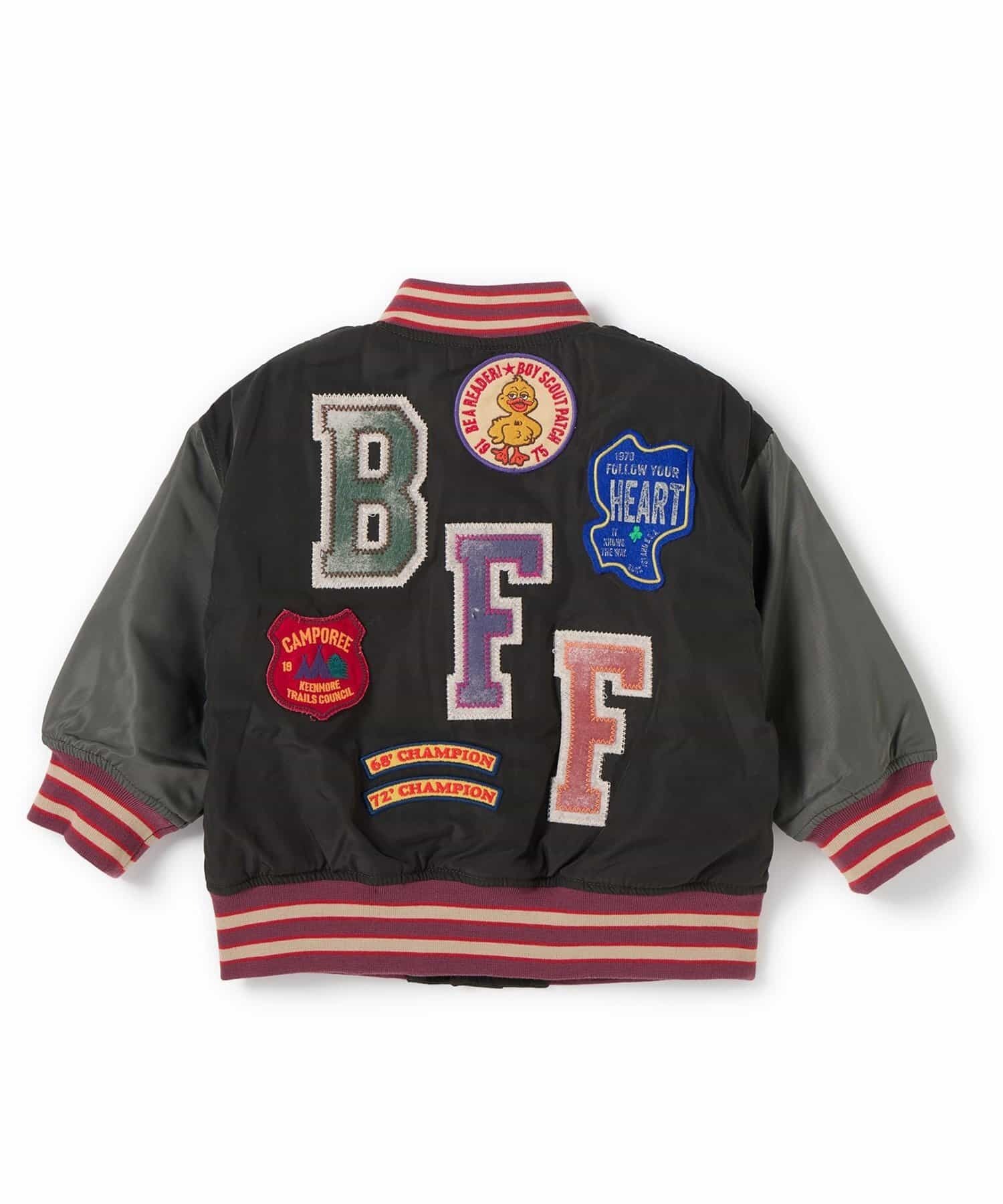 2026🇯🇵F.O.KIDS｜棒球外套｜相良刺繡立體布章｜鋪棉夾克｜80-150｜穿上立刻帥翻全場 - 商品描述圖 2