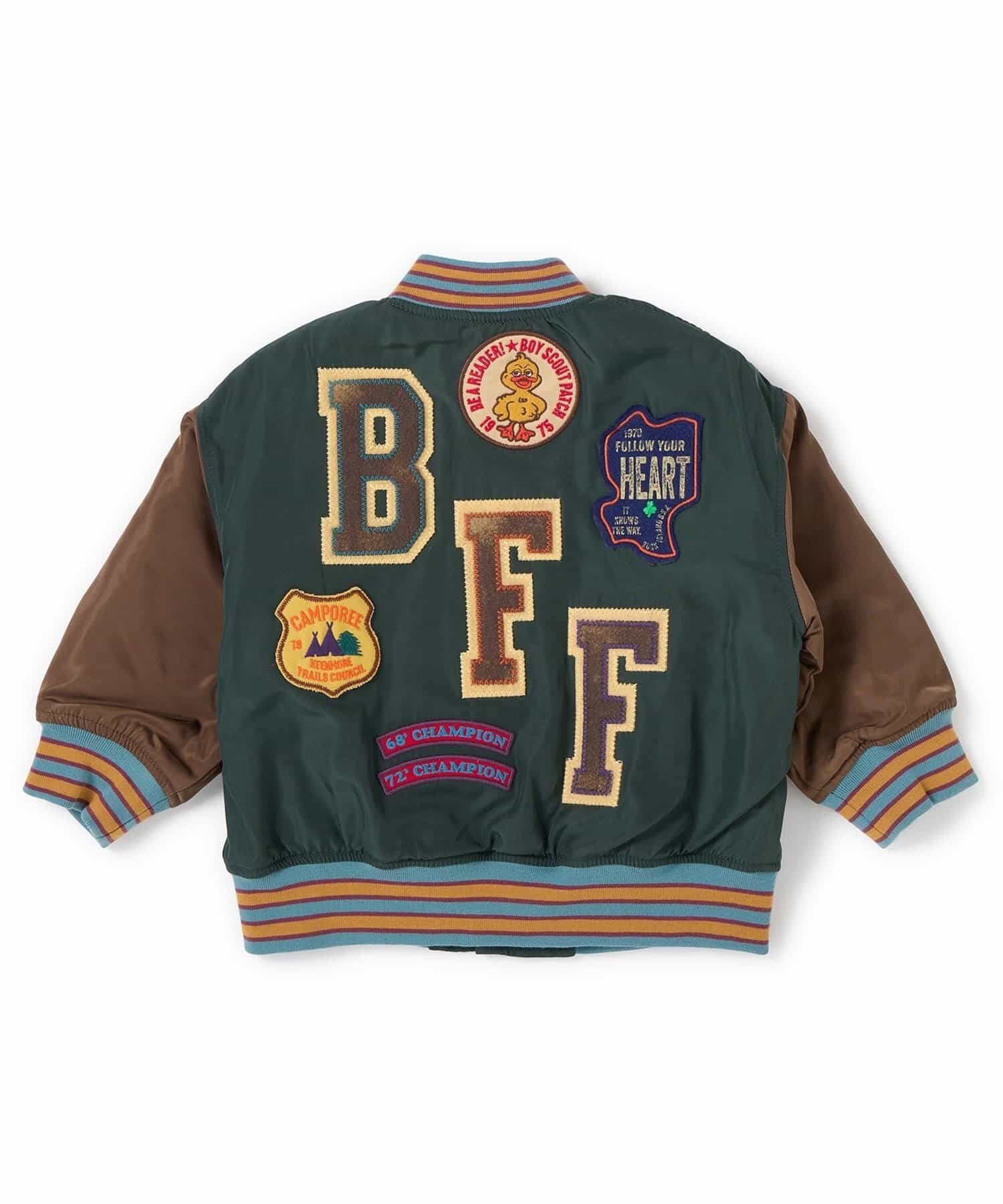 2026🇯🇵F.O.KIDS｜棒球外套｜相良刺繡立體布章｜鋪棉夾克｜80-150｜穿上立刻帥翻全場 - 商品描述圖 4