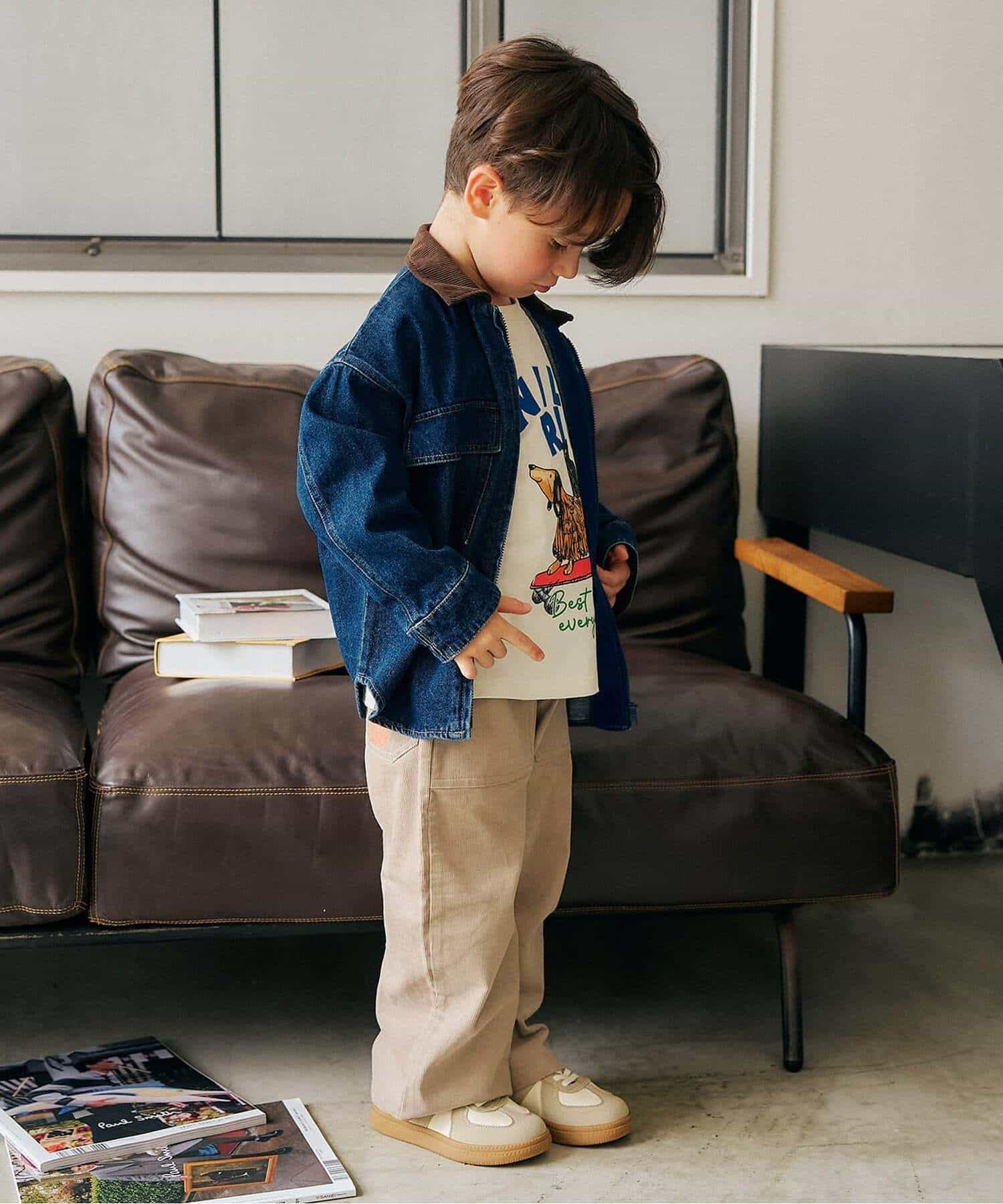2026🇯🇵apres les cours|燈芯絨長褲|工裝大口袋|微寬鬆直筒|80-130|跑跳保暖不卡腿 - 商品描述圖 5