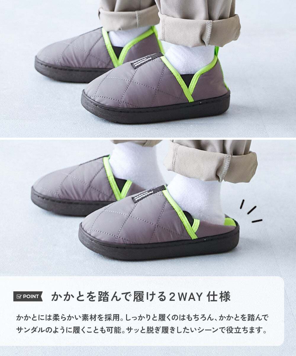 2026🇯🇵devirock｜保暖休閒鞋｜2WAY可踩後跟｜厚底鋪棉內刷毛｜17-24cm｜快速穿脫超舒服 - 商品描述圖 1