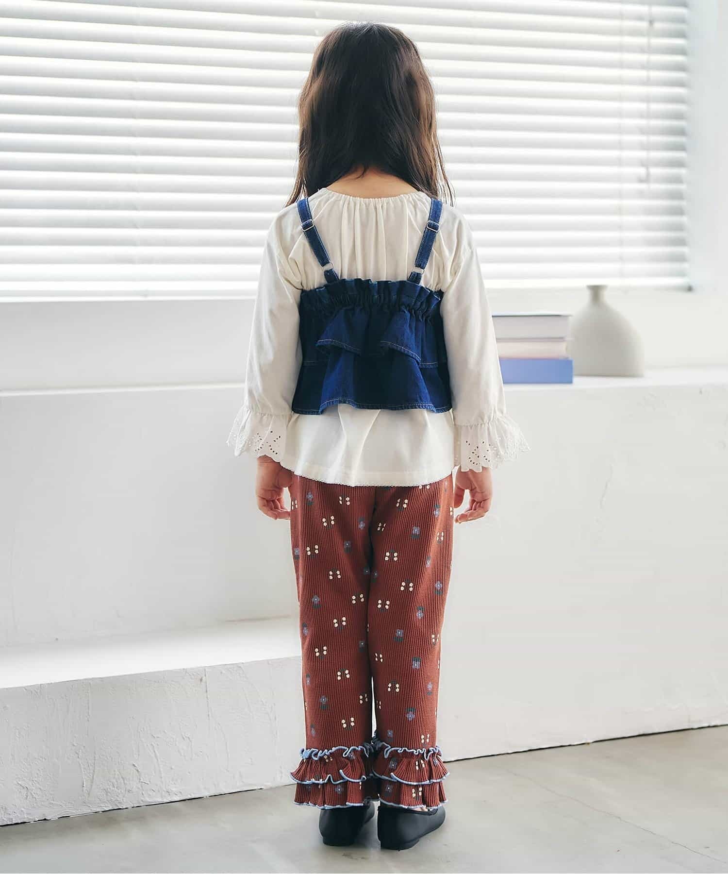 2026🇯🇵apres les cours|木耳邊內搭褲|立體鬆餅格高彈力|褲腳滾邊|80-130|跑跳不卡襠不勒肚 - 商品描述圖 9