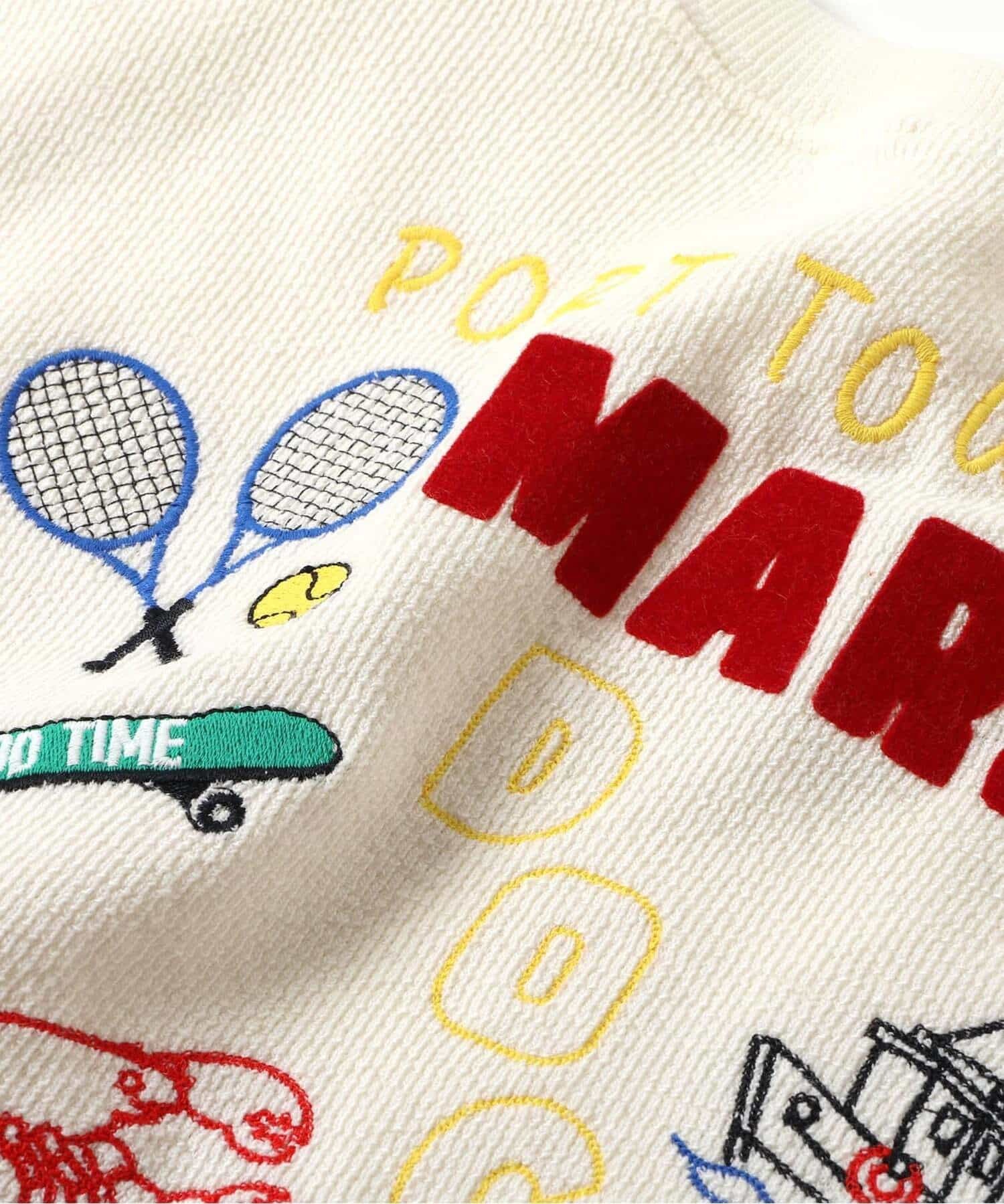 2026🇯🇵apres les cours|紀念品刺繡衛衣|復古手繪風立體織紋|棉混紡毛圈|80-130|隨意搭配就很亮眼 - 商品描述圖 2