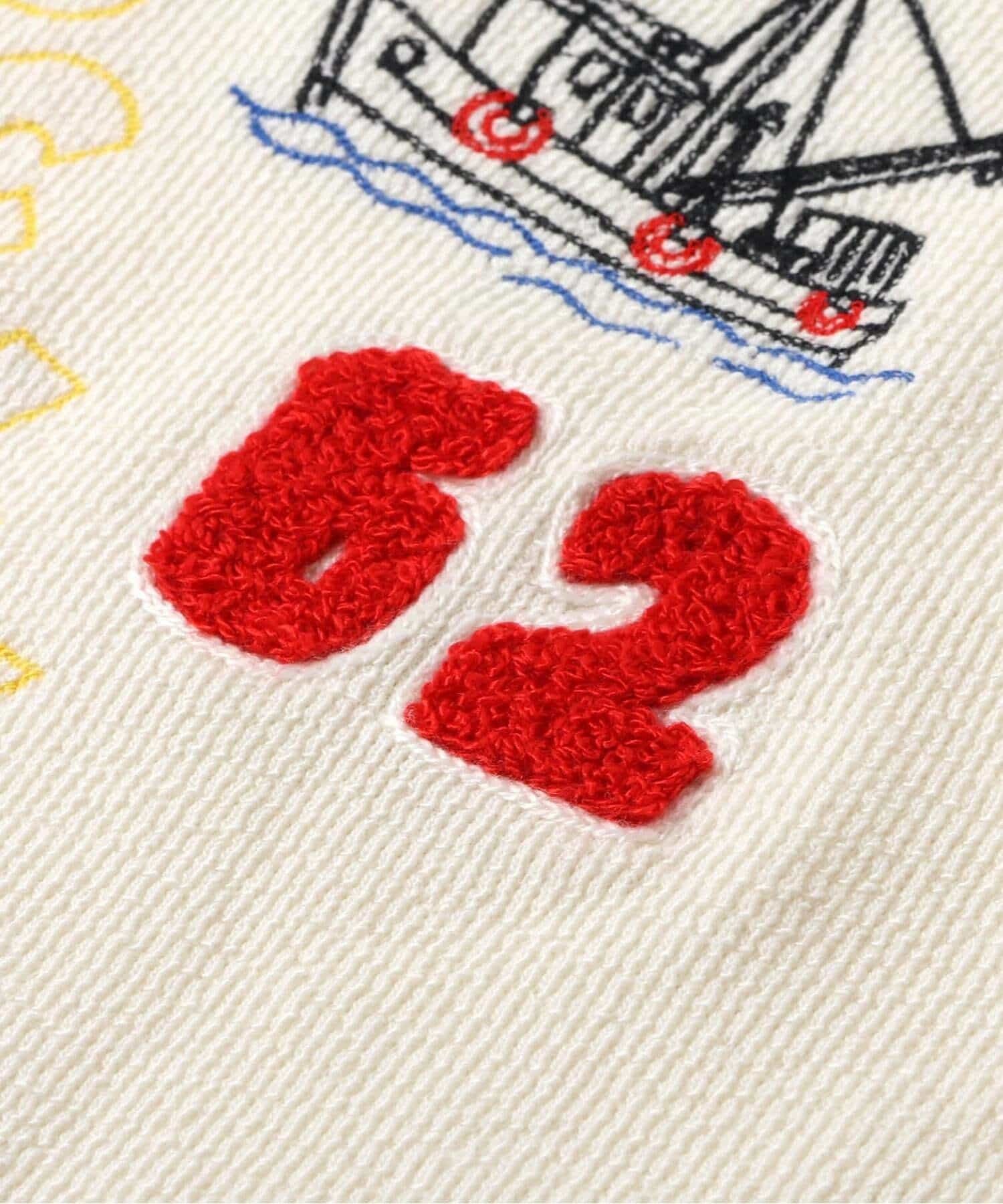 2026🇯🇵apres les cours|紀念品刺繡衛衣|復古手繪風立體織紋|棉混紡毛圈|80-130|隨意搭配就很亮眼 - 商品描述圖 3