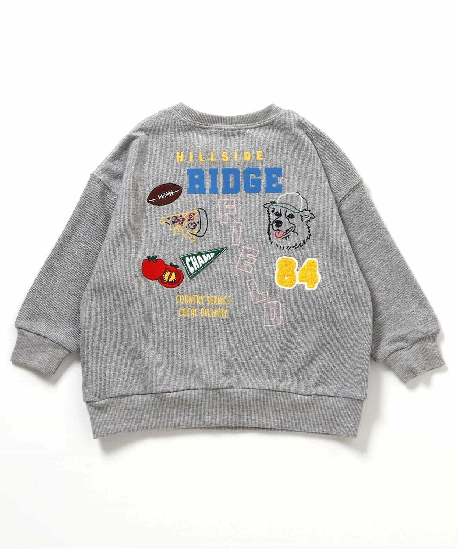 2026🇯🇵apres les cours|紀念品刺繡衛衣|復古手繪風立體織紋|棉混紡毛圈|80-130|隨意搭配就很亮眼 - 商品描述圖 5