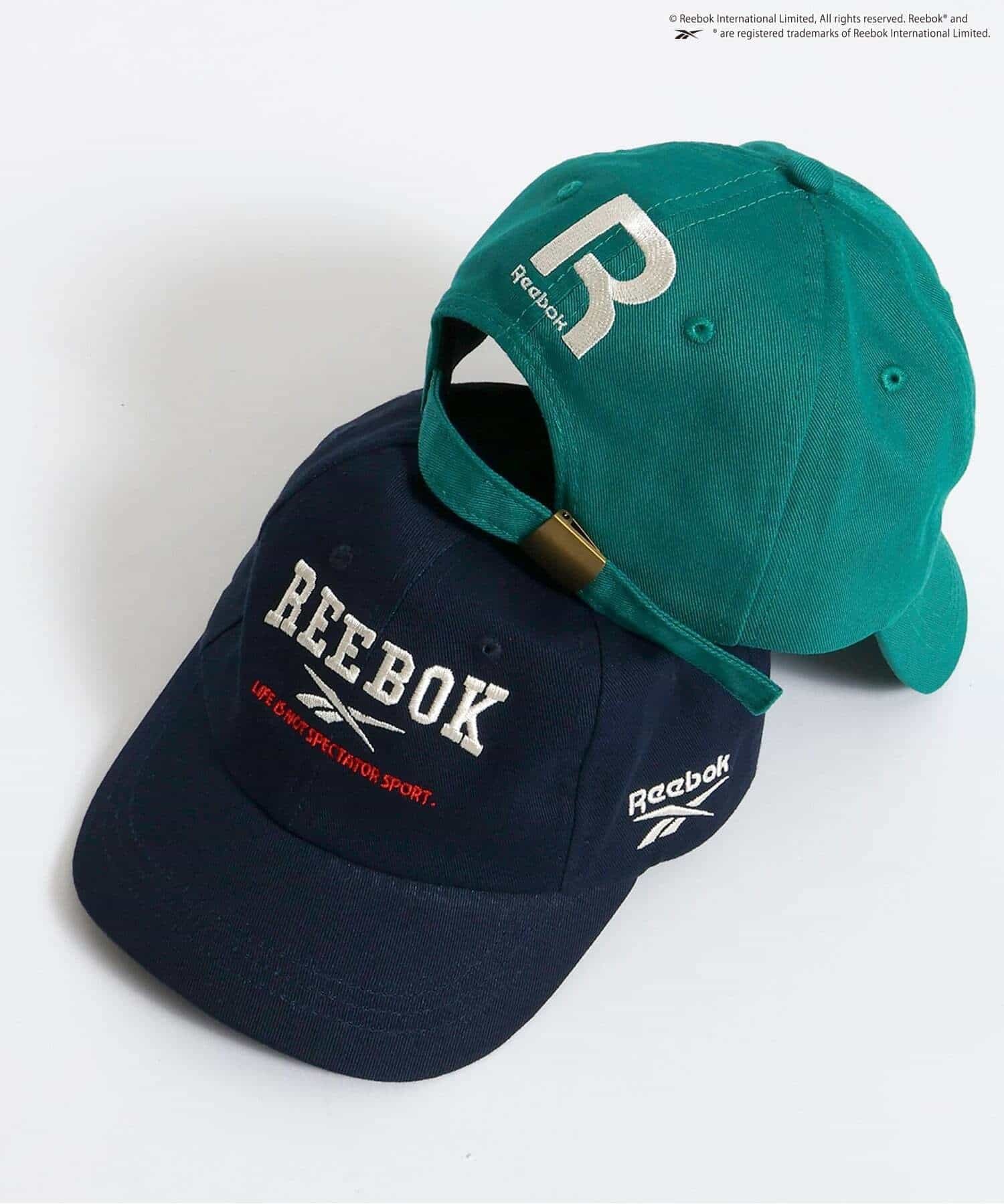 2026🇯🇵BREEZE × Reebok|刺繡老爹老帽|美式經典LOGO電繡|抗撕裂斜紋棉|48-58cm|遮陽防曬隨性有型 - 商品描述圖 1