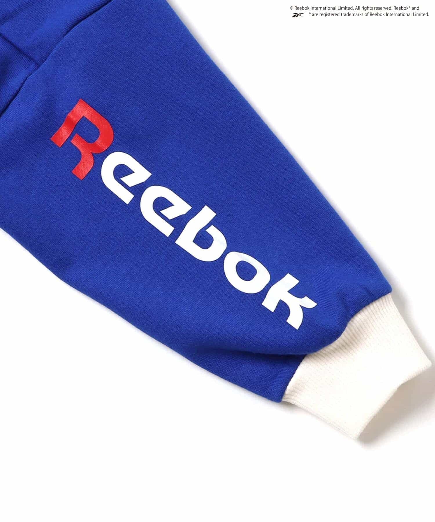 2026🇯🇵BREEZE × Reebok|撞色運動衛衣|復古英倫LOGO拼接|挺版毛圈棉|90-160|跑跳運動俐落帥氣 - 商品描述圖 7