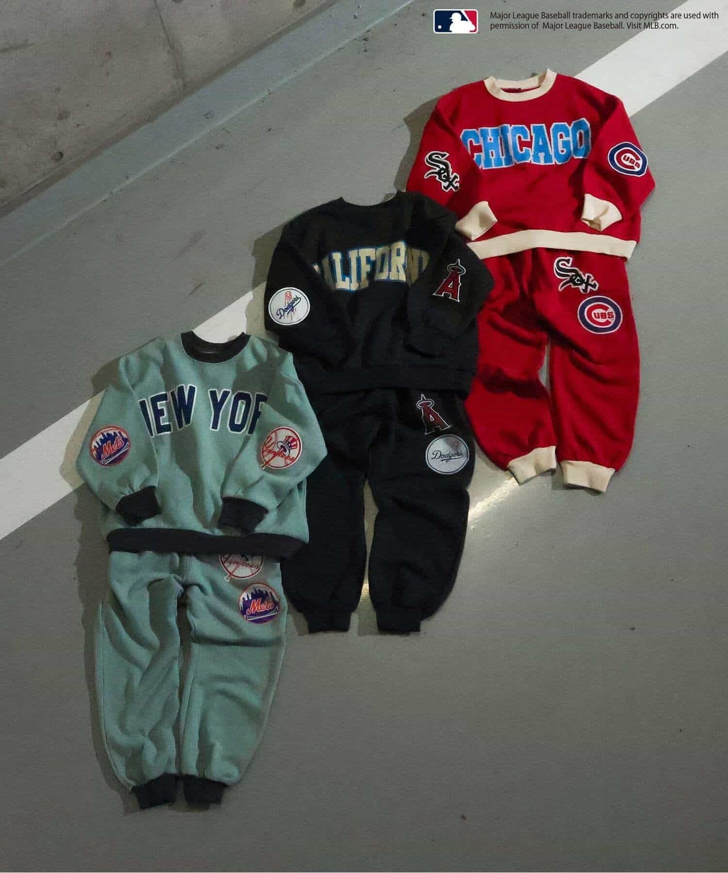 2026🇯🇵BREEZE × MLB｜束口棉長褲｜經典對決刺繡徽章｜WEB限定｜90-150｜好動跑跳束口不拖地 - 商品描述圖 2