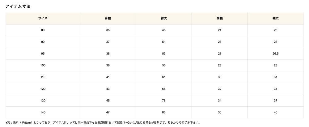 2026🇯🇵MARKEY'S|長袖洋裝|糖果紙滿版印花|純棉A字裙|80-140|一件套上超萌出門 - 尺寸表