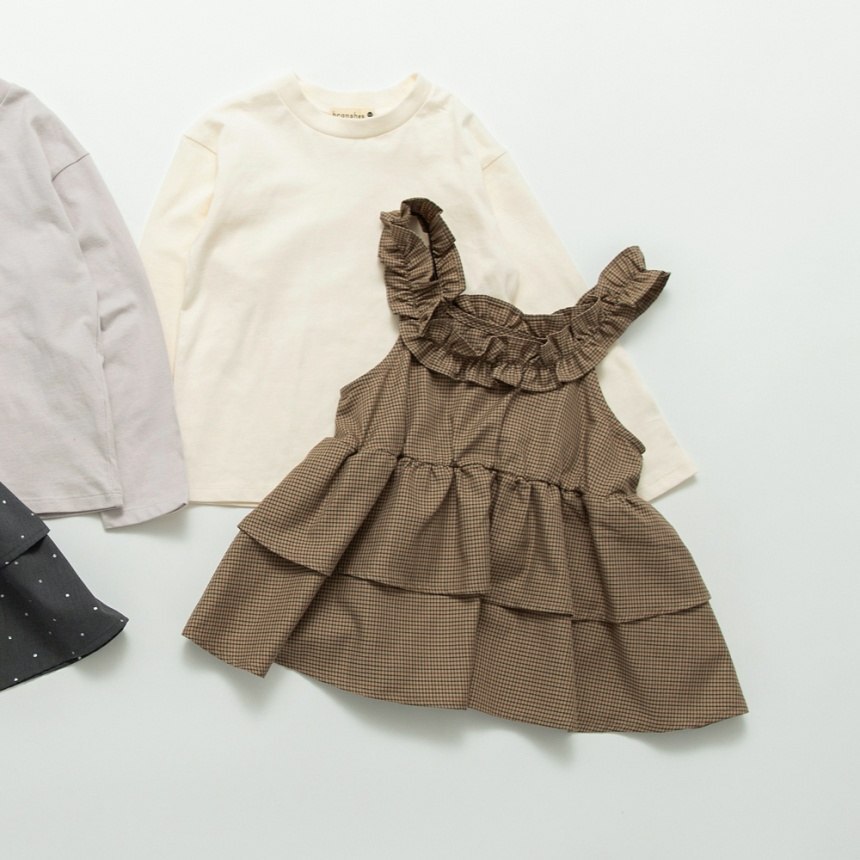 2026🇯🇵branshes|兩件式套裝|荷葉馬甲背心|純棉長T|90-150|層次穿搭免煩惱 - 商品描述圖 5