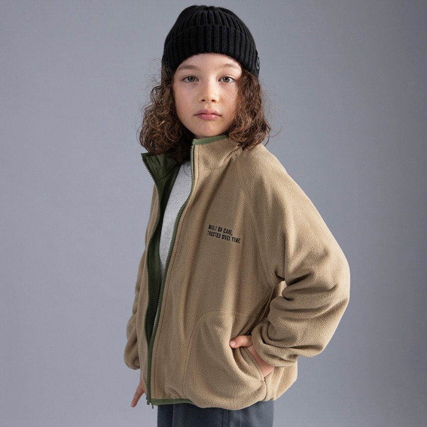 2026🇯🇵branshes｜連帽外套｜防風尼龍搖粒絨｜雙面兩穿｜100-150｜保暖輕盈一件抵兩件 - 商品描述圖 3