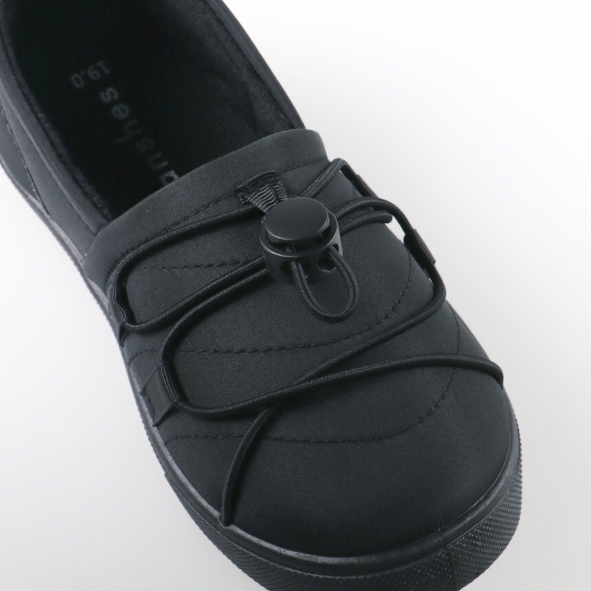 2026🇯🇵branshes|鋪棉休閒鞋|保暖菱格衍縫刷毛|抽繩束口|15-19cm|踏雪走跳不凍腳 - 商品描述圖 4