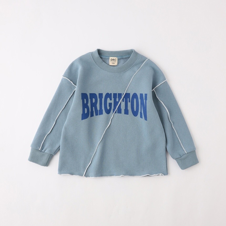 2026🇯🇵branshes|大學T|立體木耳邊拼接|女童刷毛|100-150|防風保暖甜美穿 - 商品描述圖 7