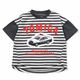 2026🇯🇵BIT'Z × TOMICA｜警車印花條紋Tee｜先染橫條紋純棉｜配色短袖｜80-120｜車控孩子指定