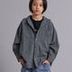 2026🇯🇵PAIRMANON STREET｜格紋連帽外搭衫｜一件兩穿開扣羽織｜雙胸口袋｜100-160｜進冷氣房也ok