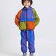 2026🇯🇵F.O.KIDS｜撞色拼接撥水連帽外套｜尼龍輕量防潑水｜袖口束口設計｜80-160｜突然下雨不慌張