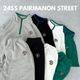 2024｜🇯🇵PM STREET｜半拉鍊｜刺繡｜運動套裝｜短袖｜長褲｜天竺棉｜羅紋下擺｜90-150