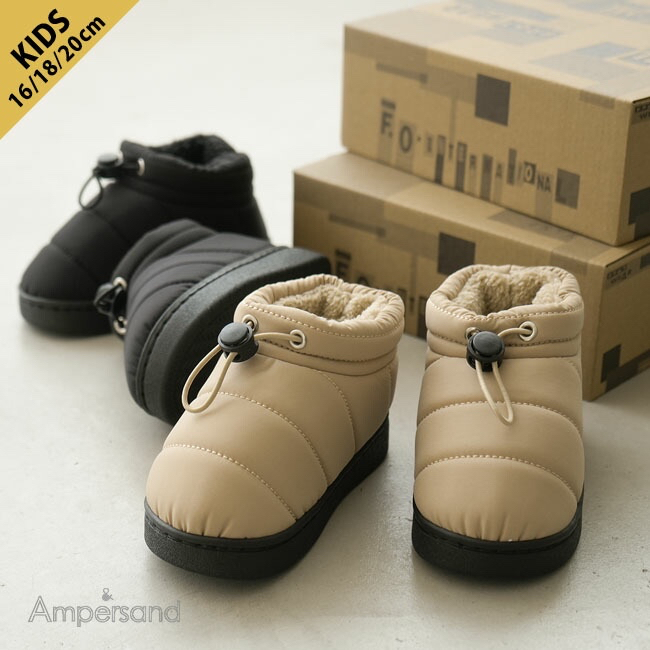 2024秋冬｜🇯🇵Ampersand｜毛毛蟲鞋｜雪靴｜棉靴｜厚底緩衝性👍｜抽繩