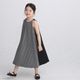 春夏款｜親子裝｜女孩連身裙｜條紋拼接｜舒服針織材質