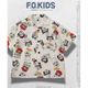 2025🇯🇵F.O.KIDS｜美式復古｜開領短袖襯衫｜率性潮流｜滿版設計｜寬鬆版型｜活動自如｜80-140