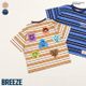 2025🇯🇵BREEZE｜OSAMU GOODS聯名條紋T恤｜經典角色徽章｜多彩活潑設計｜WEB限定