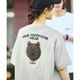 2025🇯🇵KAVU×FREAK'S STORE｜別注動物刺繍後背T恤｜中性設計｜寬鬆剪裁｜街頭美式風格