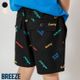 2025🇯🇵BREEZE｜百搭LOGO刺繍短褲｜四分丈｜日系休閒風｜純棉舒適｜通園通學首選！