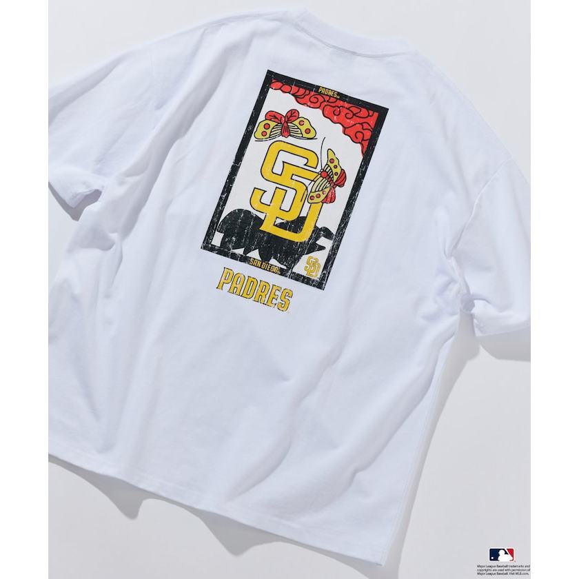 2025🇯🇵MLB × FREAK'S STORE｜聯名限定｜花札風後背印花T恤｜日