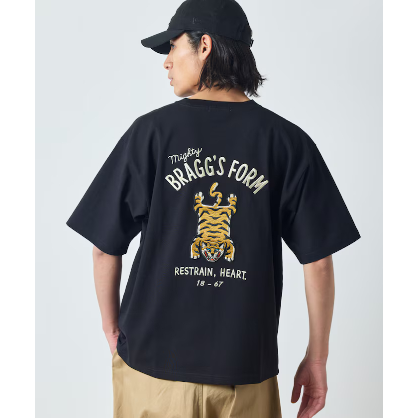 2025🇯🇵FREAK'S STORE｜虎刺繍設計寬版T恤｜背面刺繍亮眼吸睛