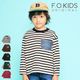 2025🇯🇵F.O.KIDS｜丹寧口袋長袖T恤｜美式復古風｜百搭耐穿｜通園通學OK！