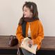 秋冬款｜氛圍感針織開襟衫｜顯白橘｜毛衣外套｜柔軟親膚