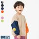 2025🇯🇵BREEZE｜拼布設計圓領衛衣｜撞色拼接 × 休閒玩趣風