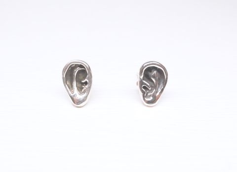 耳朵耳環（銀）-1
