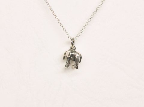 小象項鍊（銀）-1