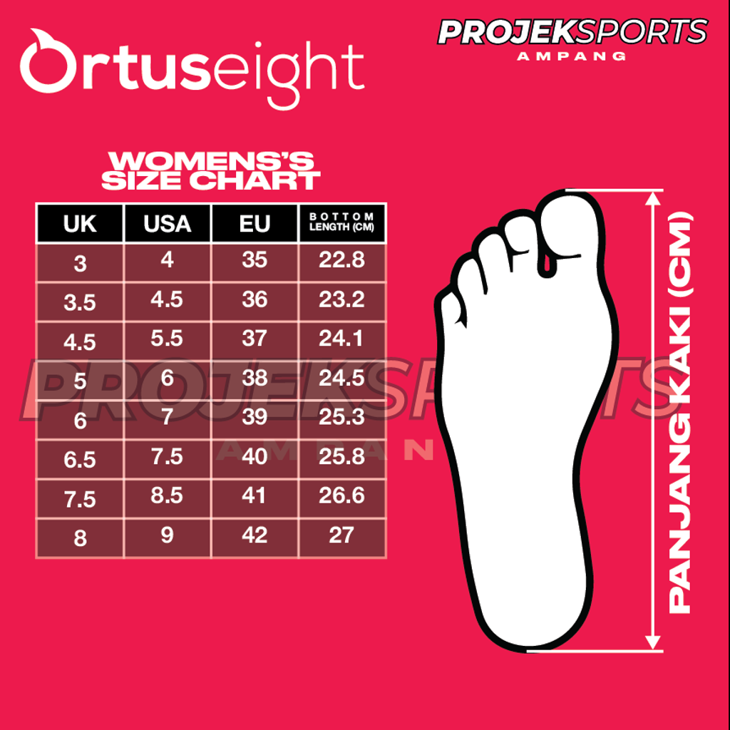 SIZE CHART ORTUS WOMEN
