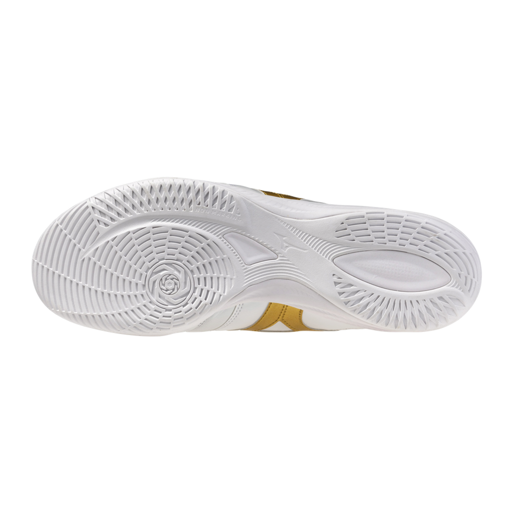 MIZUNO MORELIA SALA WHITE GOLD2