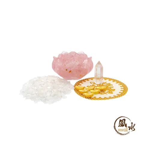水晶之母白水晶柱聚寶盆 3510401007 -1