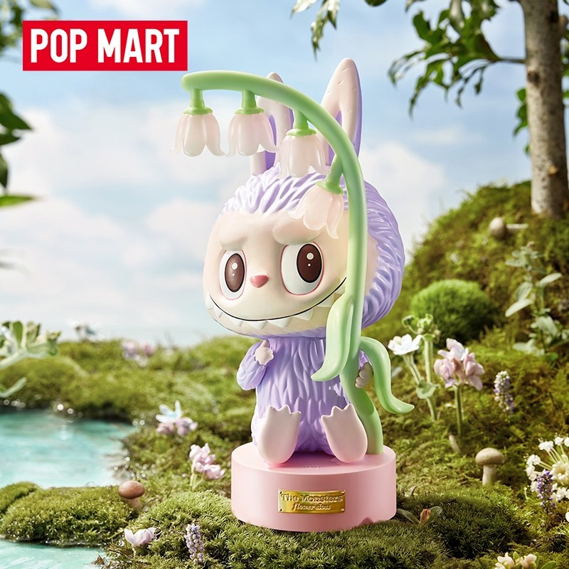 預購]LABUBU 周邊風鈴花小夜燈泡泡瑪特popmart 紫色小夜燈風鈴花