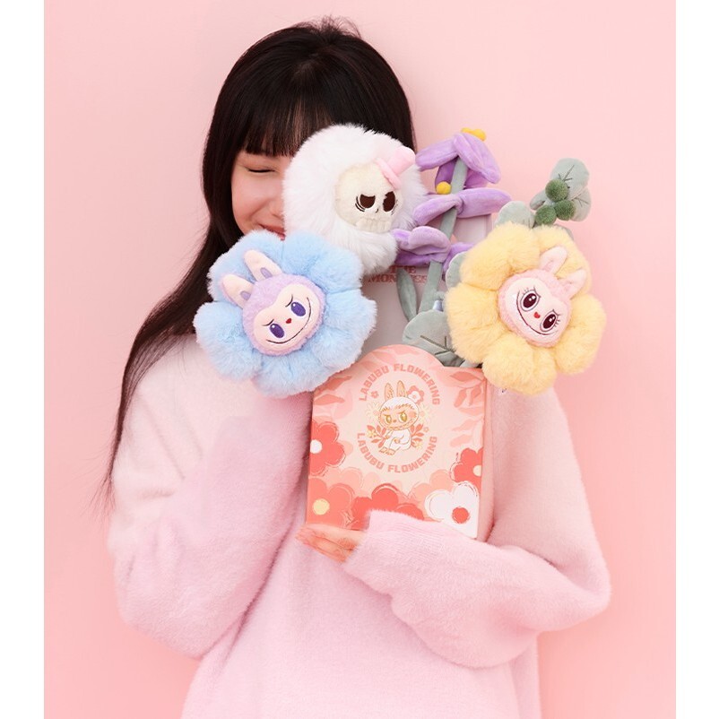 ラブブ花束 🧡Labubu flower💛🩷 ラブブを飾れるフラワーBox🥹💓✨ お好みの