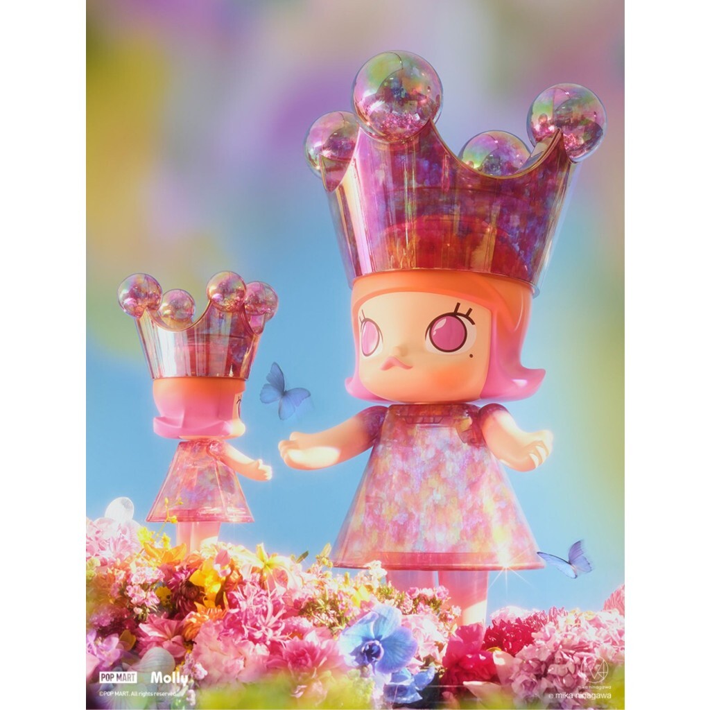 預購]MOLLY 大娃蜷川實花400% 泡泡瑪特popmart 蜷川實花400% 茉莉MEGA