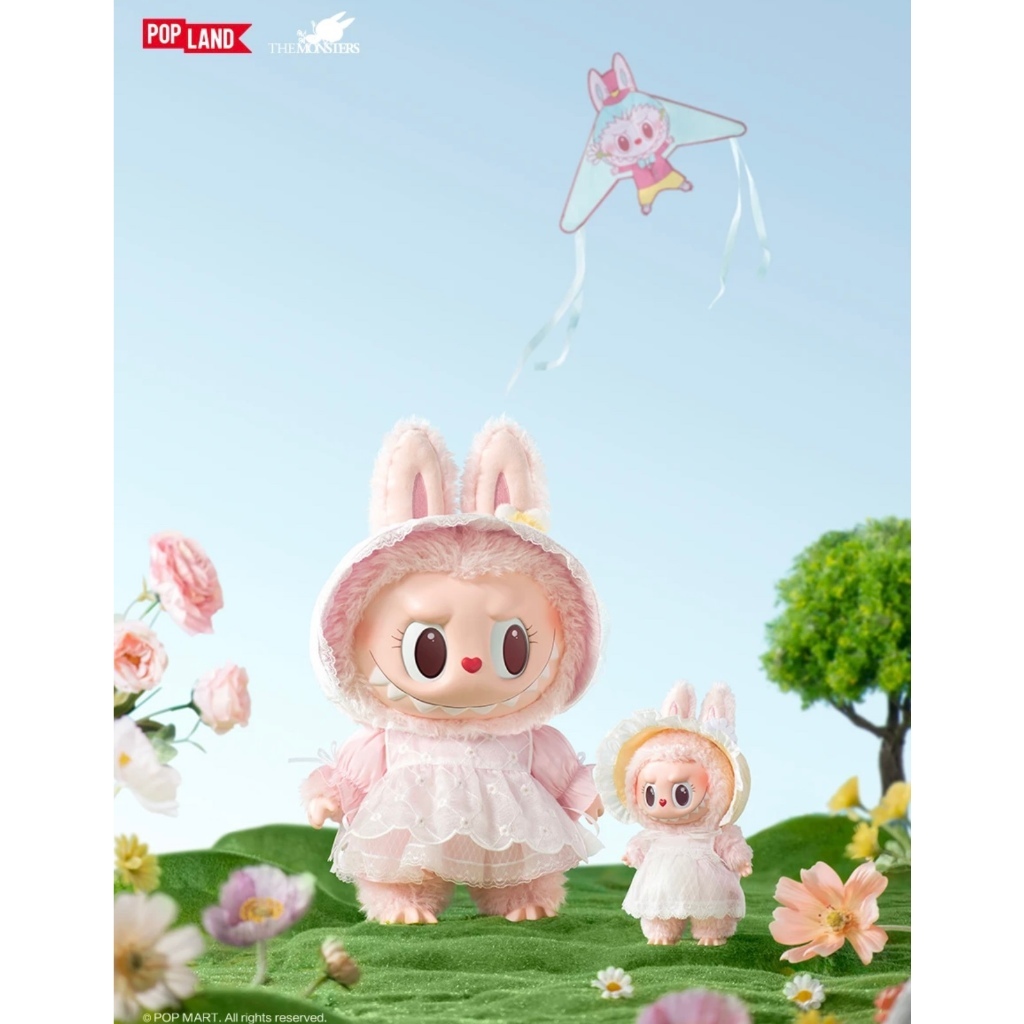 北京ポップランド限定　labubu mokoko ふわふわお花バッグ 最安値！】北京ポップランド限定 labubu mokoko ふわふわお花