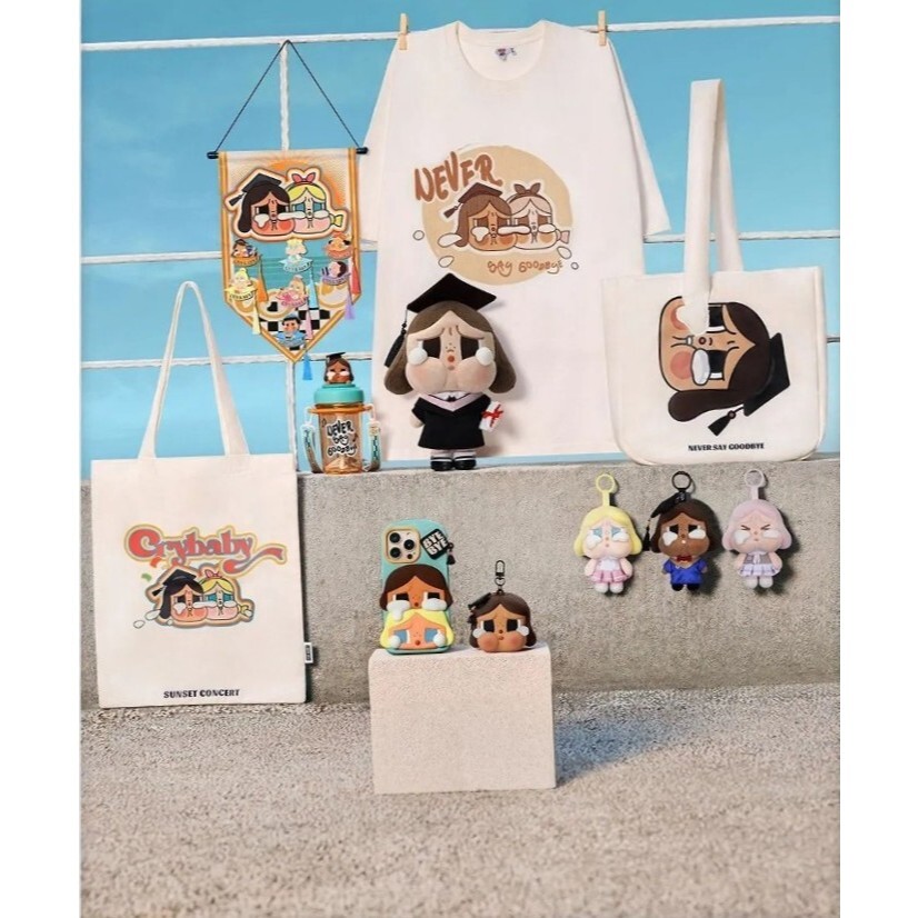 POP MART CRYBABY 落日歌会 隐藏款ぬいぐるみ 預購]CryBaby 落日歌會周邊泡泡瑪特popmart 落日歌會哭娃
